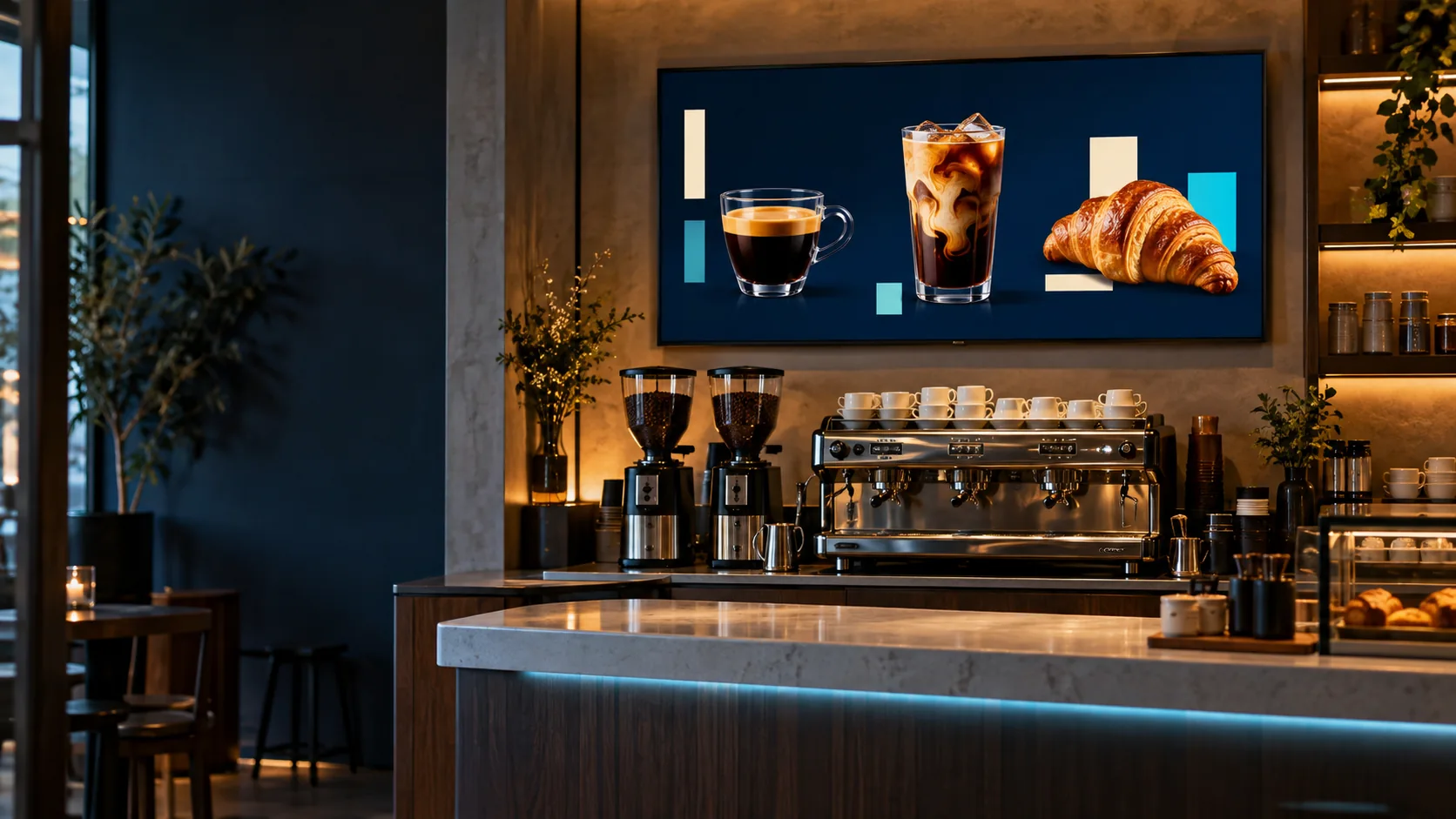 Coffee shop creative example