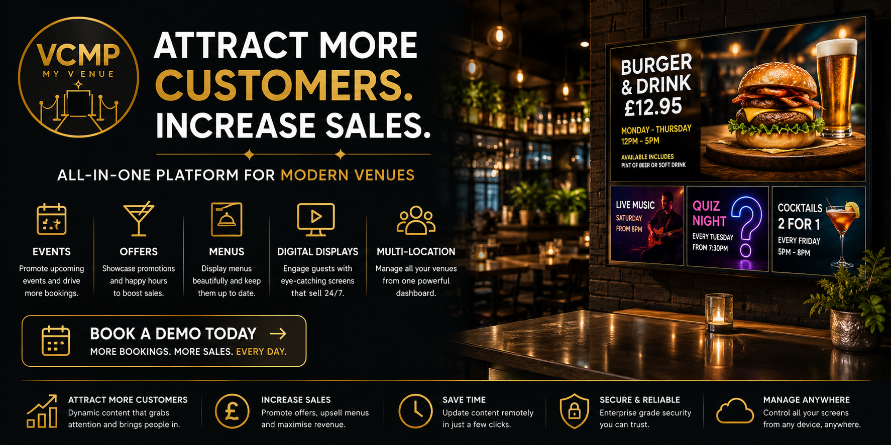 VCMP My Venue marketing banner